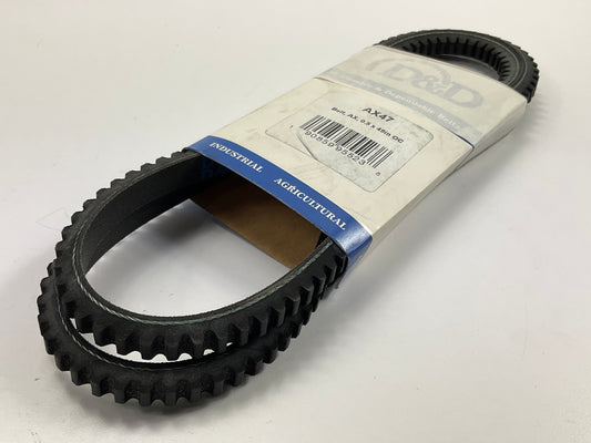 D&D AX47 Cogged Industrial Accessory Drive Belt - 1/2'' X 49''