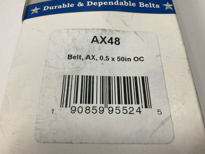 D&D AX48 Cogged Industrial Accessory Drive Belt - 1/2'' X 50''