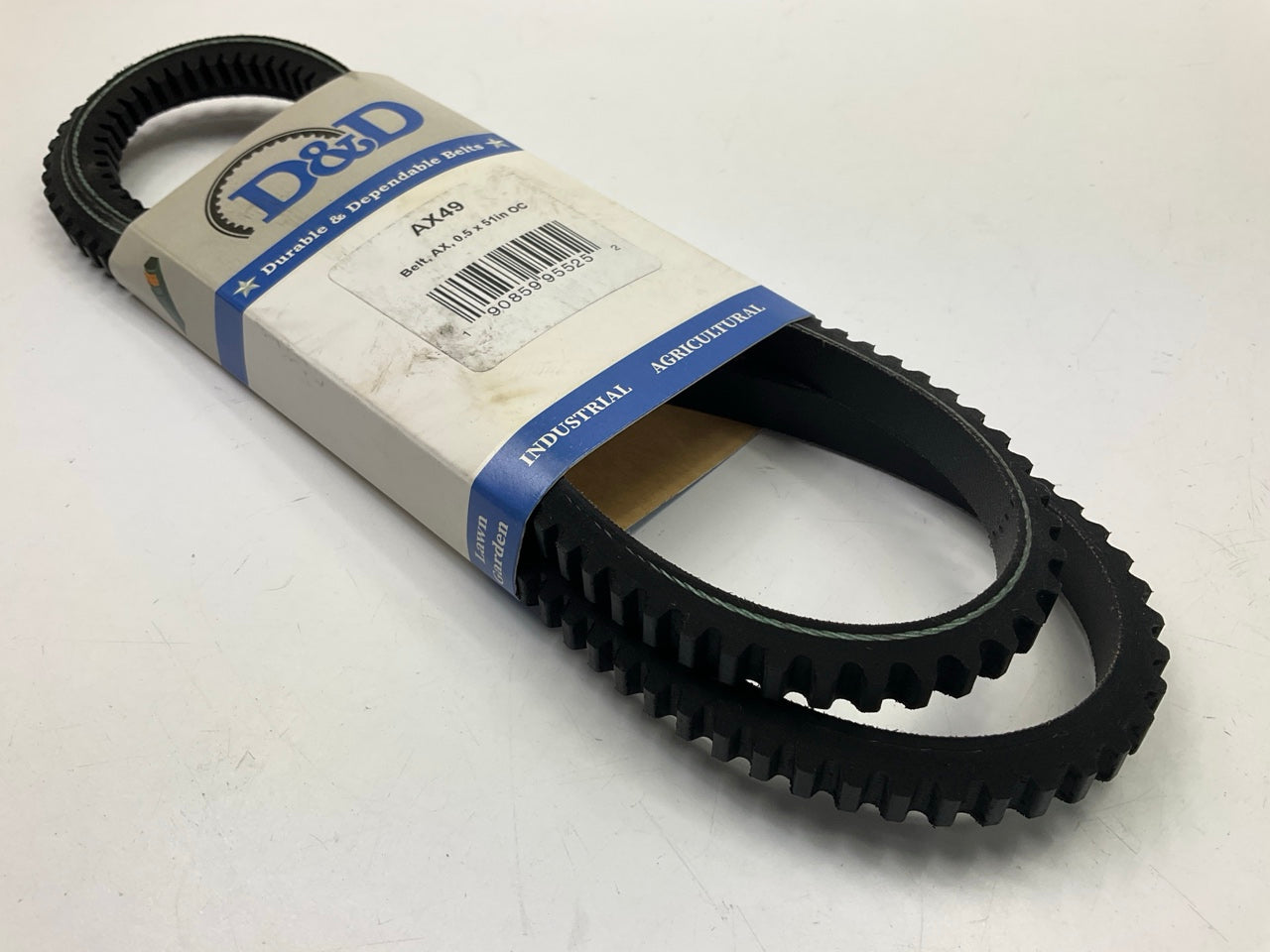 D&D AX49 Cogged Industrial Accessory Drive Belt - 1/2'' X 51''