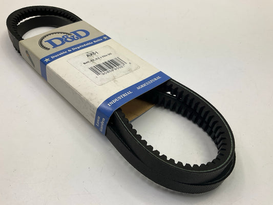 D&D AX51 Cogged Industrial Accessory Drive Belt - 1/2'' X 53''