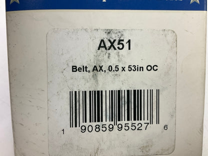 D&D AX51 Cogged Industrial Accessory Drive Belt - 1/2'' X 53''
