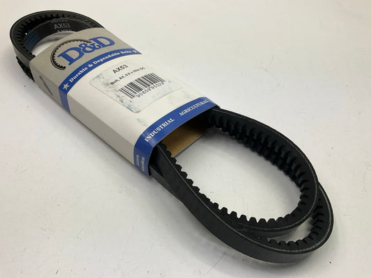D&D AX53 Cogged Industrial Accessory Drive Belt - 1/2'' X 55''