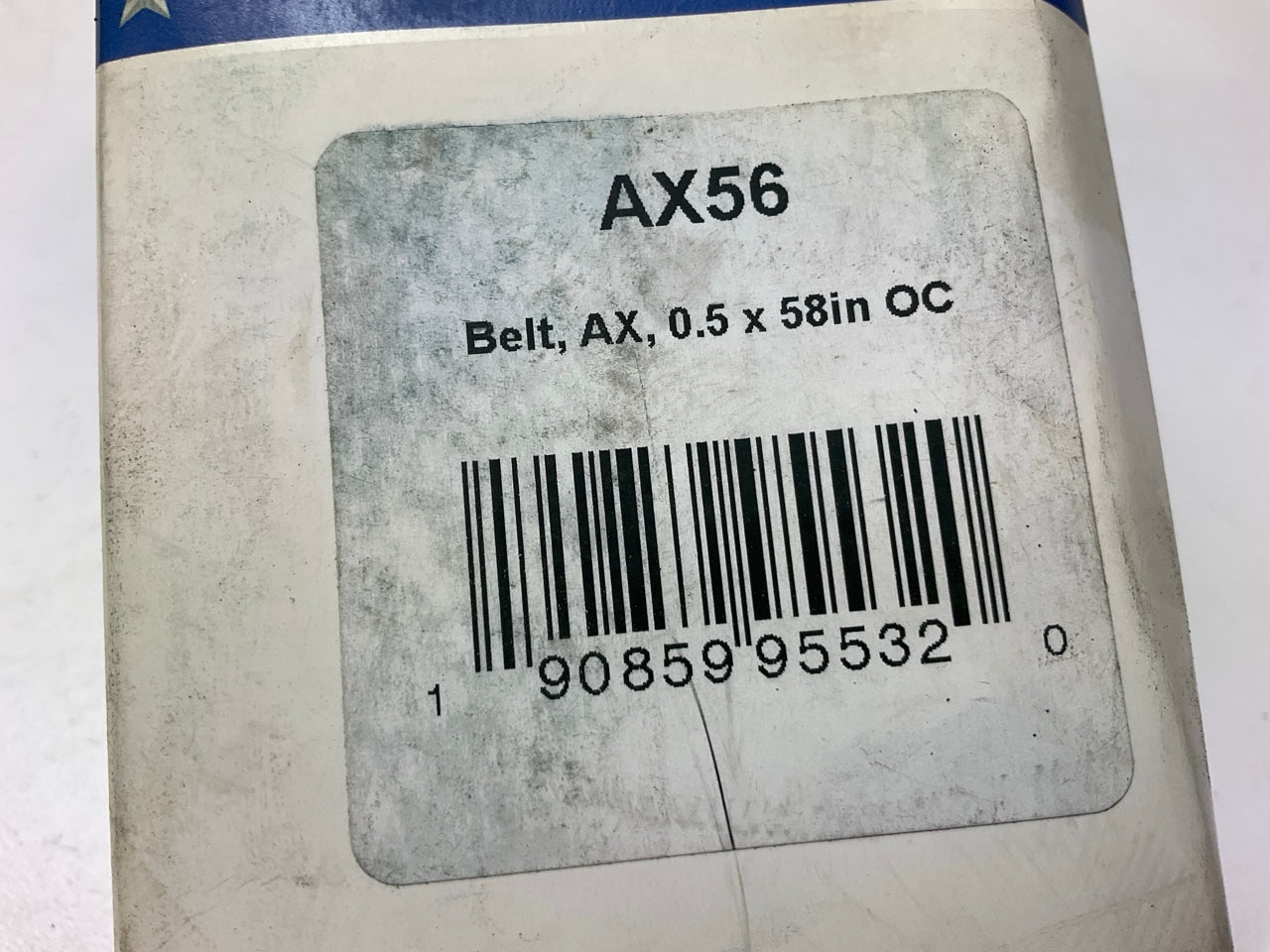 D&D AX56 Cogged Industrial Accessory Drive Belt - 1/2'' X 58''