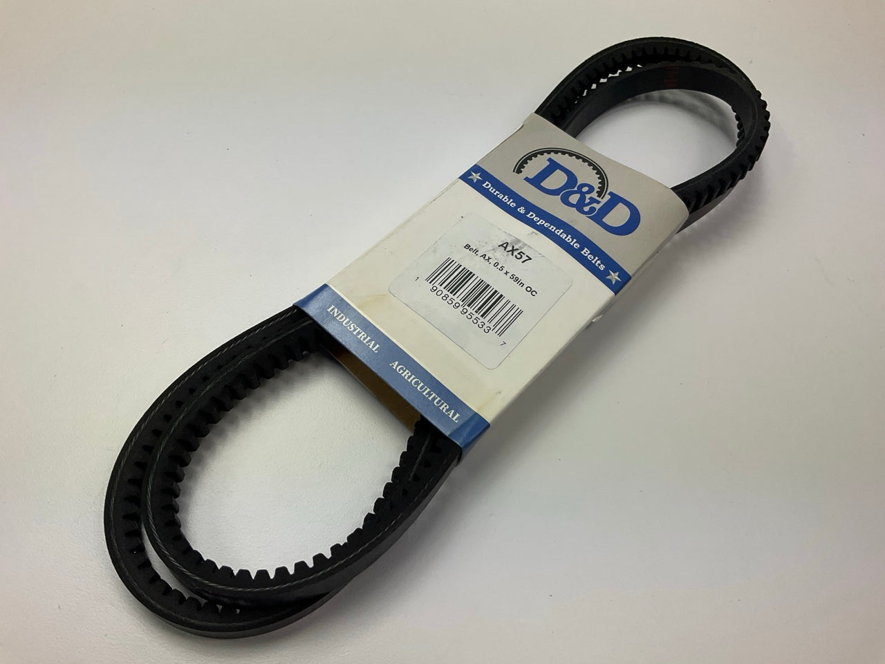 D&D AX57 Cogged Industrial Accessory Drive Belt - 1/2'' X 59''