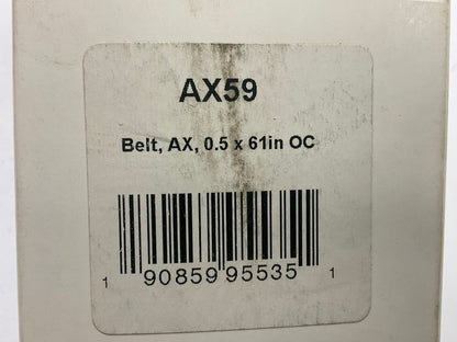 D&D AX59 Cogged Industrial Accessory Drive V - Belt - 1/2'' X 61''