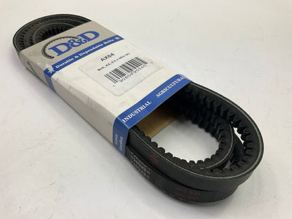 D&D AX64 Cogged Industrial Accessory Drive Belt - 1/2'' X 66''