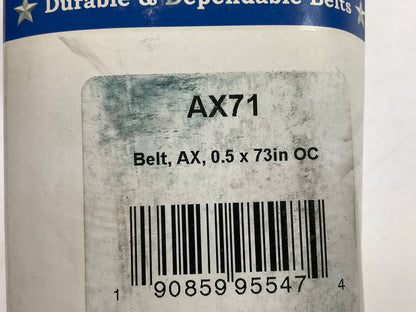 D&D AX71 Industrial Accessory Drive V - Belt - 1/2'' X 73''