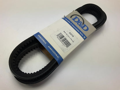 D&D AX75 Cogged Industrial Accessory Drive Belt -  1/2'' X 77''