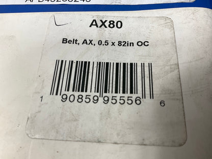 D&D AX80 Cogged Industrial Accessory Drive Belt - 1/2'' X 82''