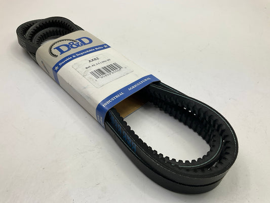 D&D AX82 Cogged Industrial Accessory Drive Belt - 1/2'' X 84''