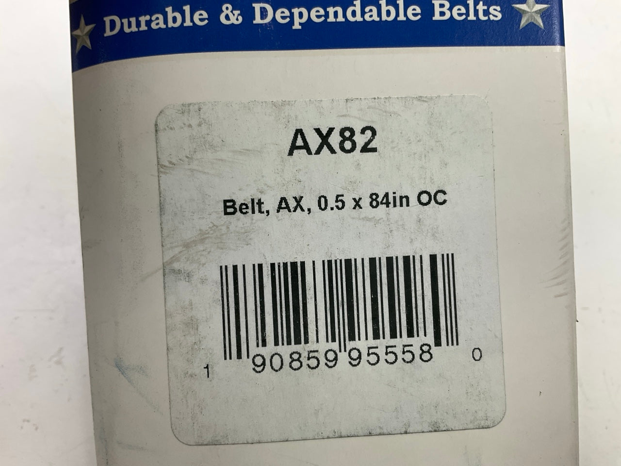 D&D AX82 Cogged Industrial Accessory Drive Belt - 1/2'' X 84''