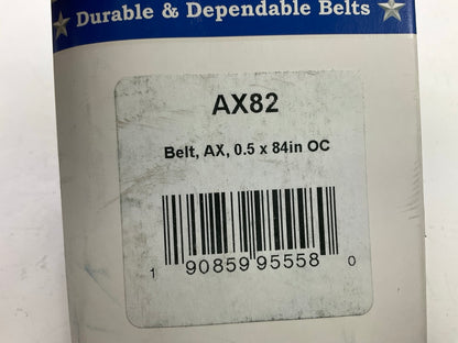 D&D AX82 Cogged Industrial Accessory Drive Belt - 1/2'' X 84''