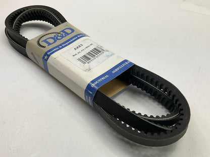 D&D AX83 Cogged Industrial Accessory V - Belt - 1/2'' X 85''