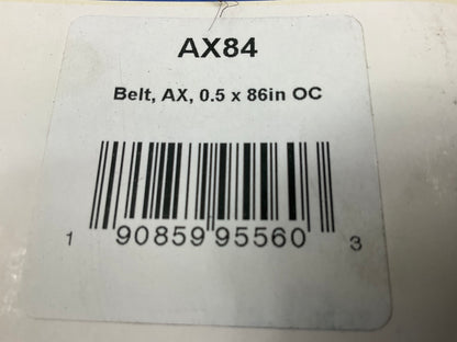 D&D AX84 Cogged Industrial Accessory Drive Belt - 1/2'' X 86''