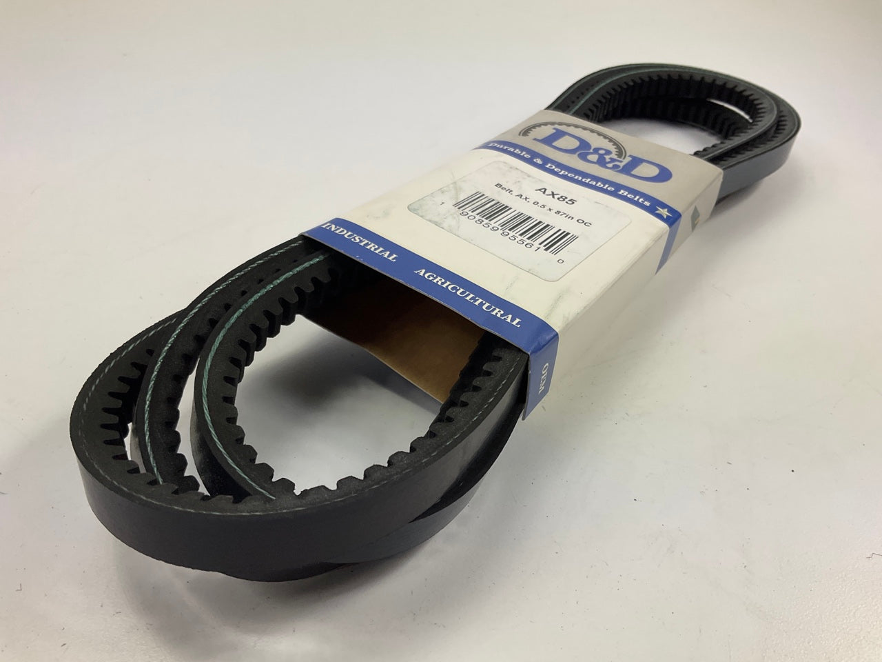 D&D AX85 Cogged Industrial Accessory Drive Belt - 1/2'' X 87''