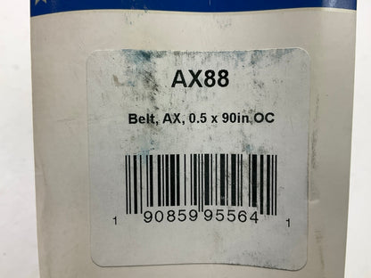 D&D AX88 Cogged Industrial Accessory Drive V-Belt - 1/2'' X 90''