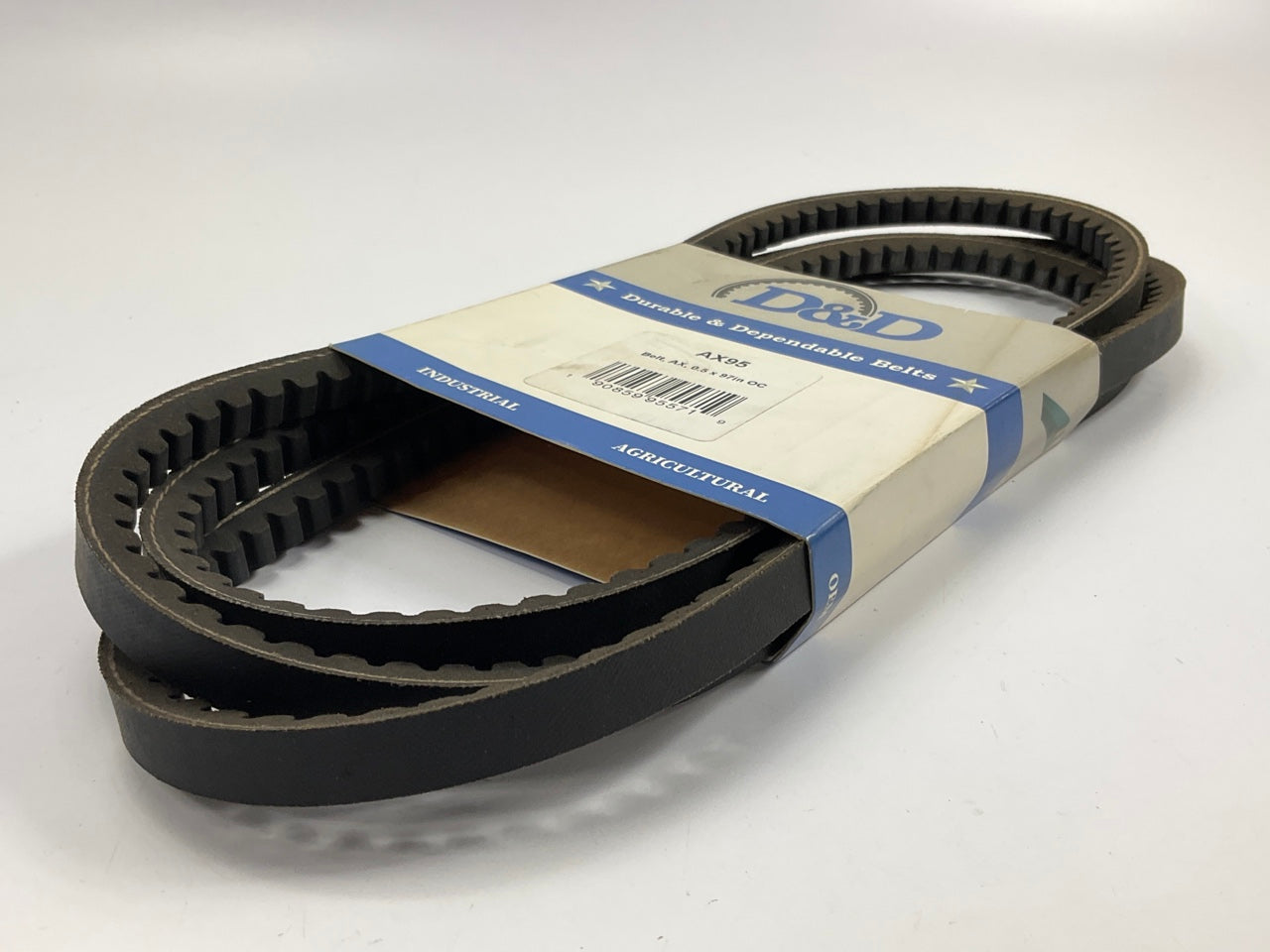 D&D AX95 Cogged Industrial Acccessory Drive Belt - 1/2'' X 97''
