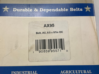 D&D AX95 Cogged Industrial Acccessory Drive Belt - 1/2'' X 97''