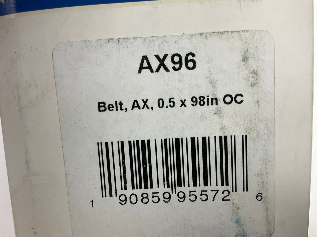 D&D AX96 Cogged Industrial Accessory Drive Belt - 1/2'' X 98''