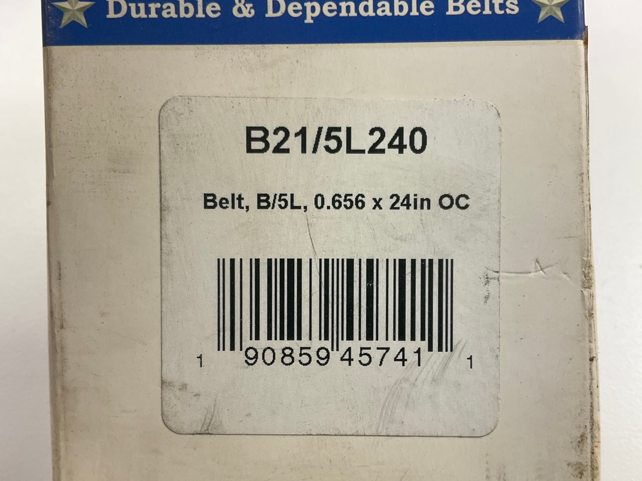 D&D B21-5L240 Power Equipment Accessory Drive Belt - 21/32'' X 24''