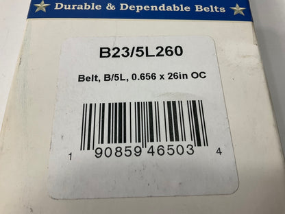 D&D B23-5L260 Lawn & Garden Power Equipment Accessory Drive Belt - 5/8'' X 26''