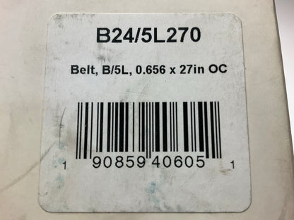 D&D B24-5L270 Lawn & Garden Power Equipment Accessory Drive Belt - 5/8'' X 27''