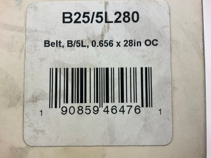D&D B25-5L280 Lawn & Garden Power Equipment Accessory Drive Belt - 5/8'' X 28''
