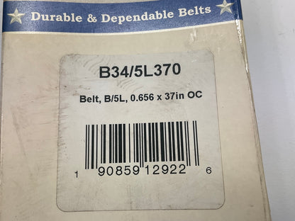 D&D B34-5L370 Lawn & Garden Power Equipment Accessory Drive Belt - 5/8'' X 37''