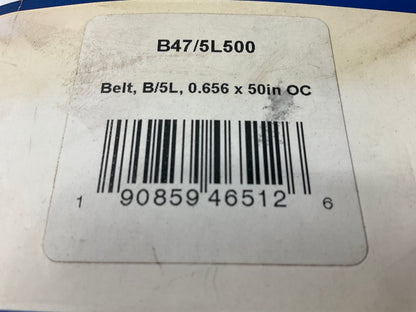 D&D B47-5L500 Lawn & Garden Power Equipment Accessory Drive Belt - 5/8'' X 50''