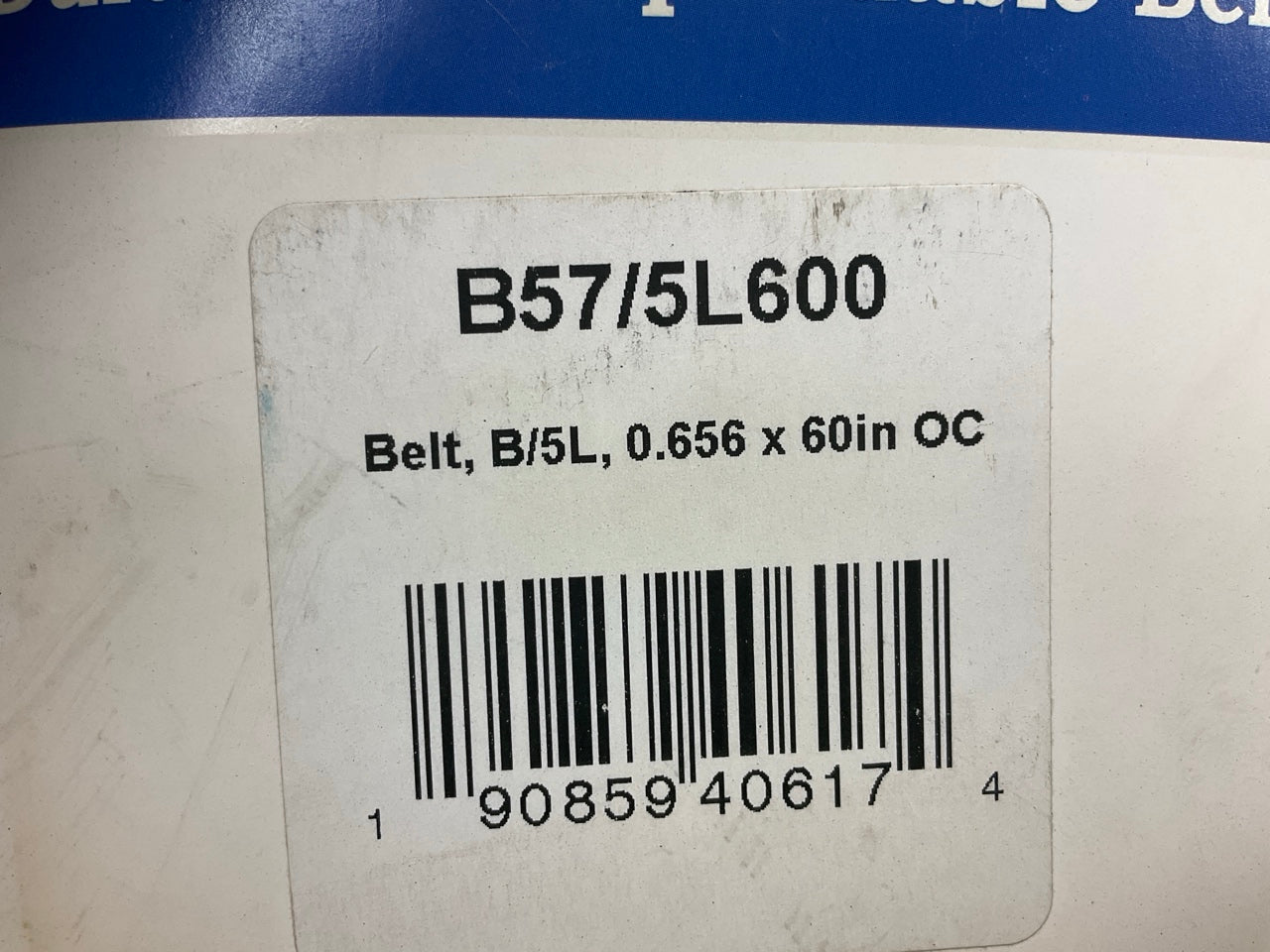 D&D B57-5L600 Lawn & Garden Power Equipment Accessory Drive Belt - 5/8'' X 60''
