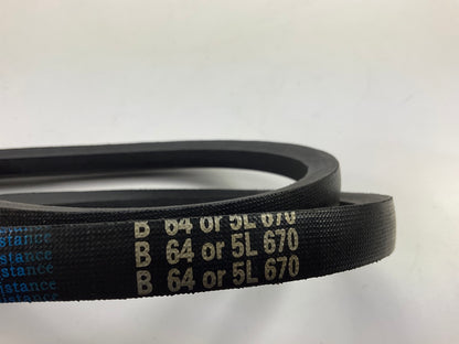 D&D B64-5L670 Lawn & Garden Power Equipment Accessory Drive Belt - 5/8'' X 67''