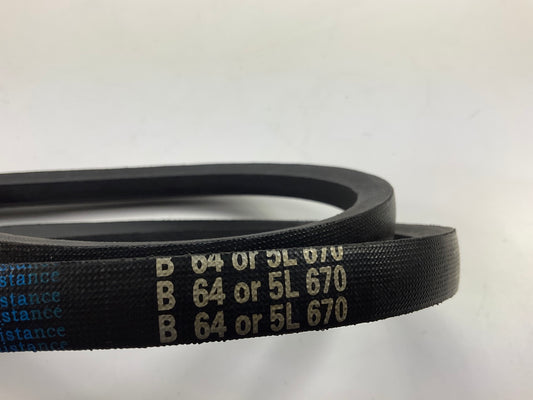 D&D B64-5L670 Lawn & Garden Power Equipment Accessory Drive Belt - 5/8'' X 67''