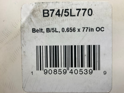 D&D B74-5L770 Lawn & Garden Power Equipment Accessory Drive Belt - 5/8'' X 77''