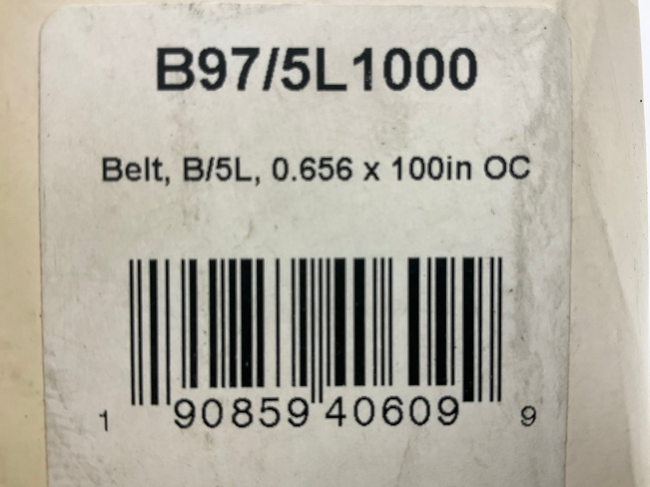 D&D B97-5L1000 Lawn & Garden Power Equipment Accessory Drive Belt 21/32'' X 100''