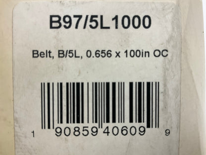 D&D B97-5L1000 Lawn & Garden Power Equipment Accessory Drive Belt 21/32'' X 100''