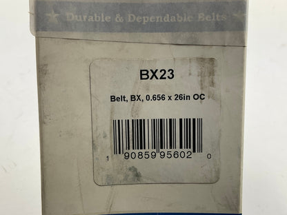 D&D BX23 Cogged Industrial Accessory Drive Belt - 5/8'' X 26''