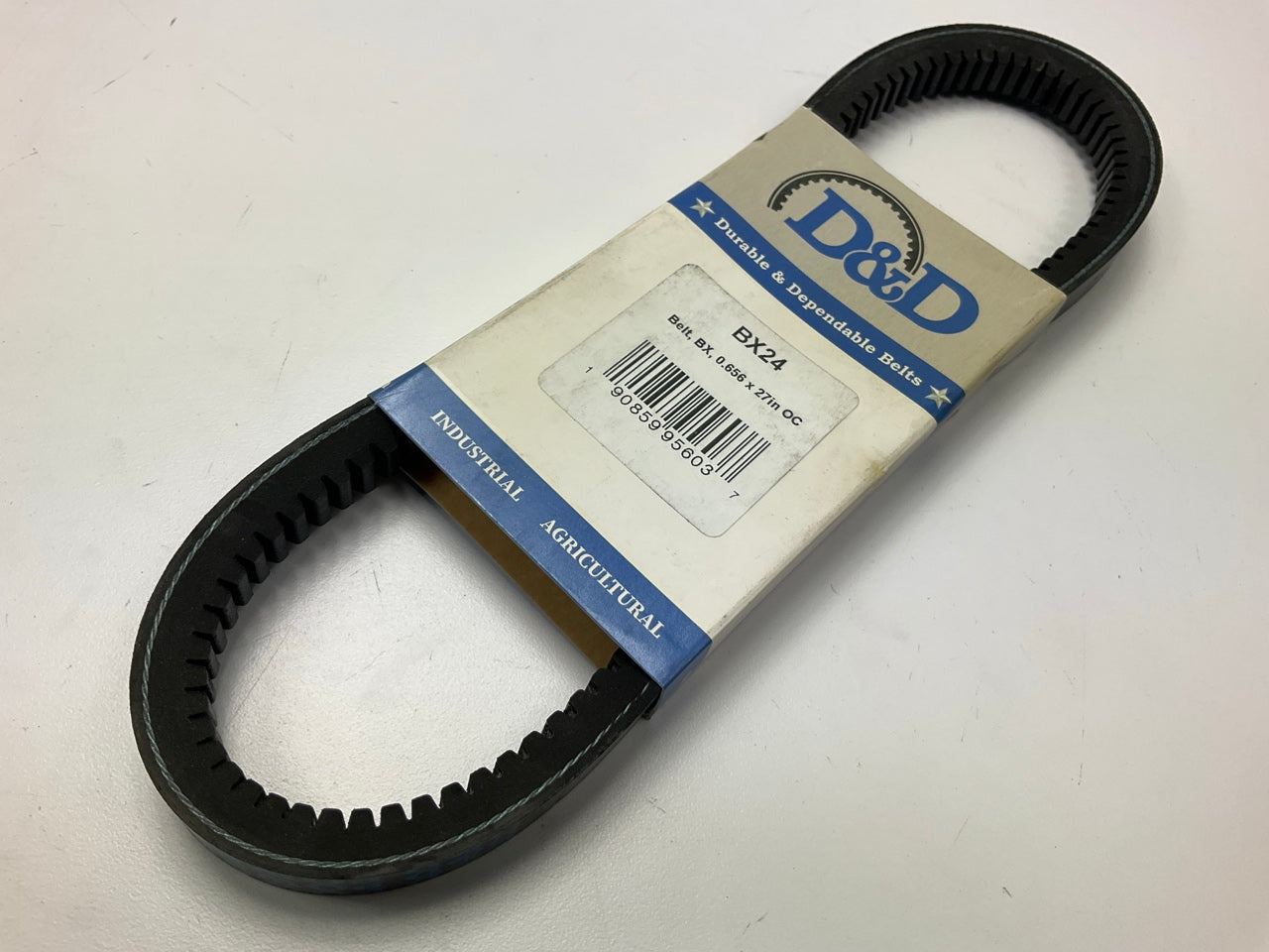 D&D BX24 Cogged Industrial Accessory Drive Belt - 5/8'' X 27''