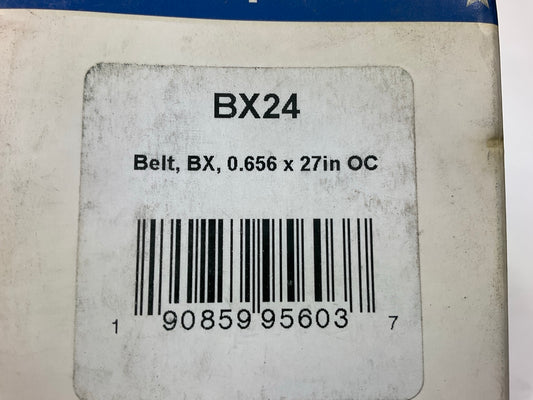 D&D BX24 Cogged Industrial Accessory Drive Belt - 5/8'' X 27''