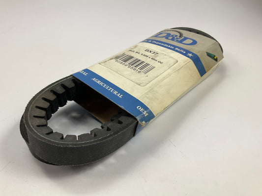 D&D BX37 Cogged Industrial Accessory Drive Belt - 5/8'' X 40''