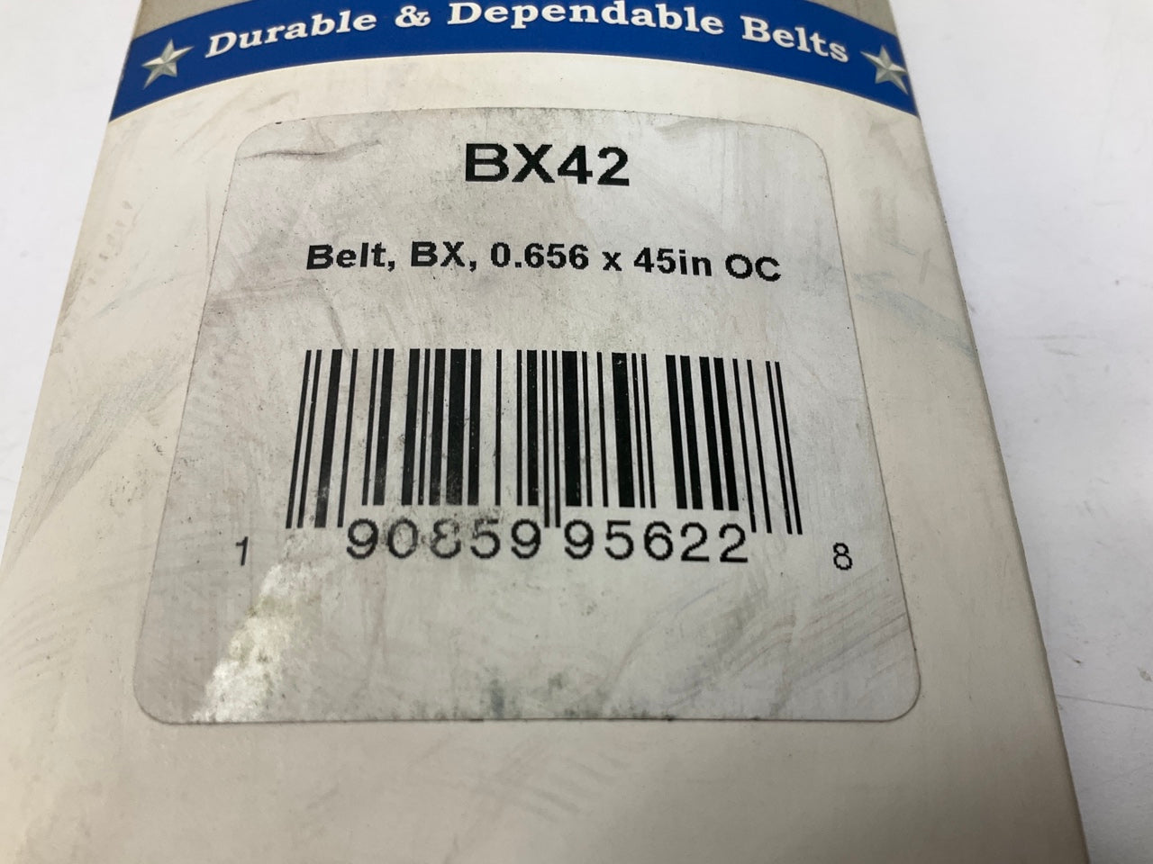 D&D BX42 Cogged Industrial Accessory Drive Belt - 5/8'' X 45''