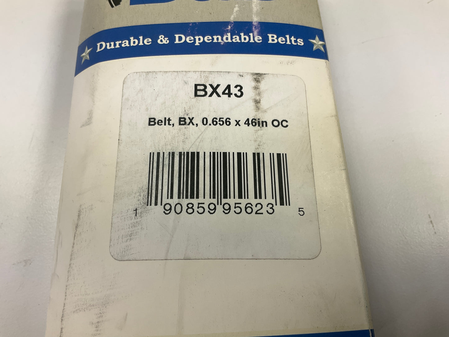 D&D BX43 Cogged Industrial Accessory Drive Belt - 5/8'' X 46''