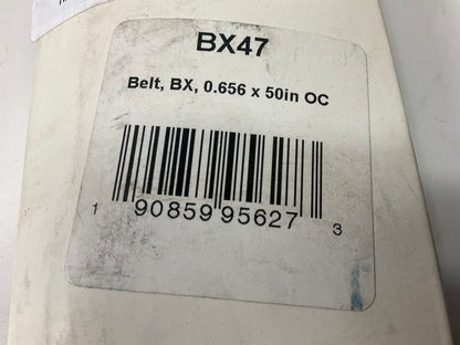 D&D BX47 Industrial Cogged Accessory Drive Belt - 5/8'' X 50''
