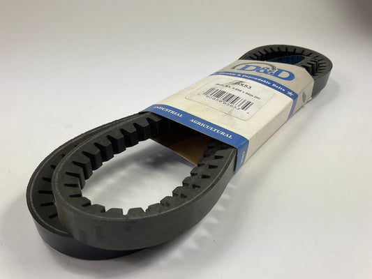 D&D BX53 Cogged Industrial Accessory Drive Belt - 5/8'' X 56''