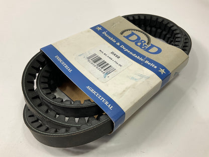 D&D BX68 Cogged Industrial Accessory Drive Belt - 5/8'' X 71''