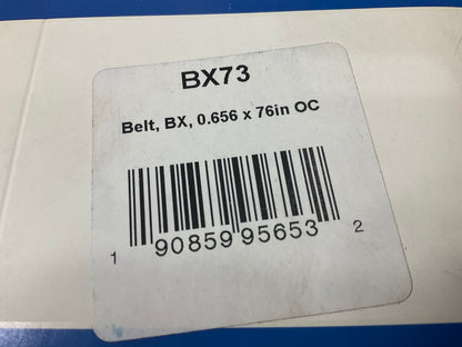 D&D BX73 Cogged Industrial Accessory Drive Belt - 5/8'' X 76''