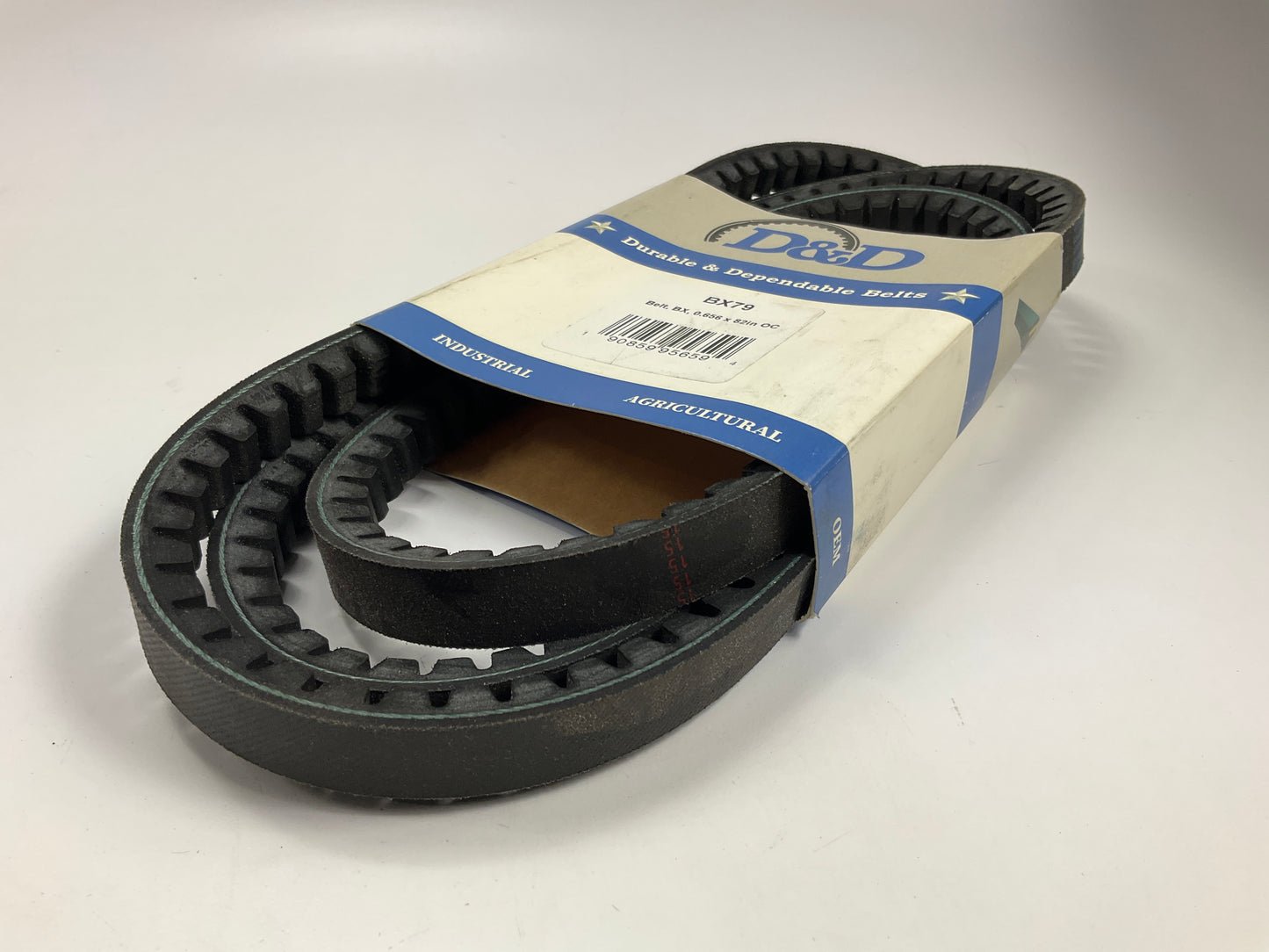 D&D BX79 Cogged Industrial Accessory Drive Belt, 5/8'' X 82''