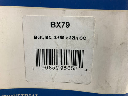 D&D BX79 Cogged Industrial Accessory Drive Belt, 5/8'' X 82''