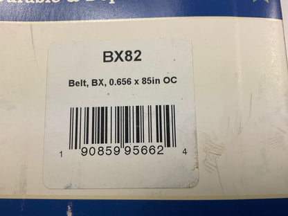 D&D BX82 Cogged Industrial Accessory Drive Belt - 5/8'' X 85''
