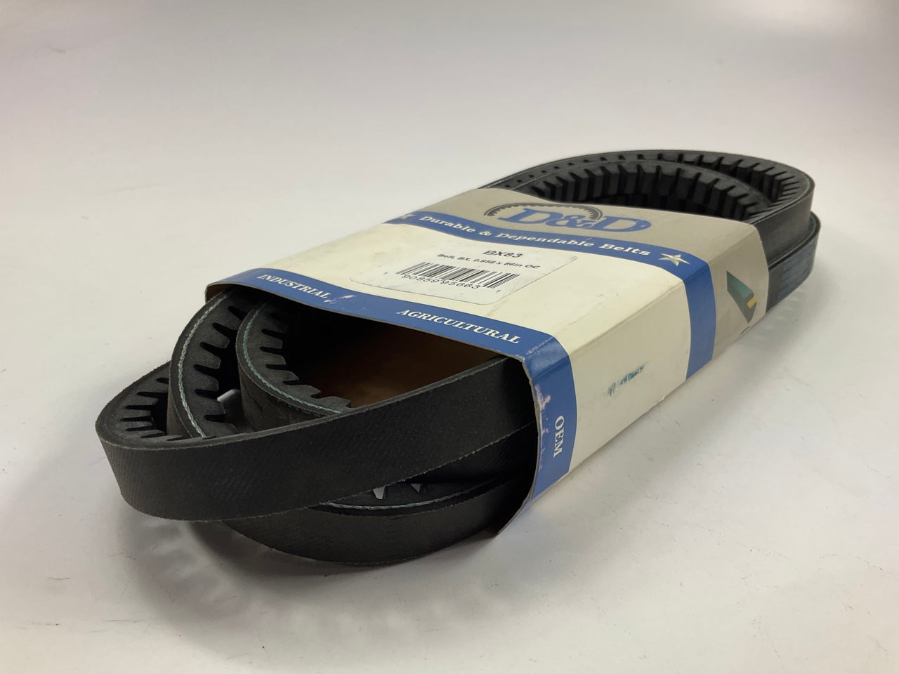 D&D BX83 Cogged Industrial Accessory Drive Belt - 5/8'' X 86''