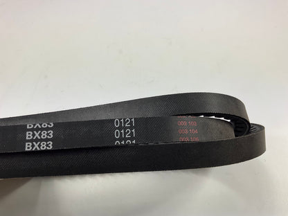 D&D BX83 Cogged Industrial Accessory Drive Belt - 5/8'' X 86''